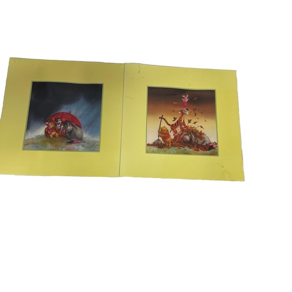 Disney Winne The Pooh Art Print Seasons Spring by Walt Disney 8-1/2" NOS - Picture 1 of 4